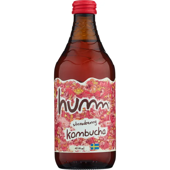 Kombucha Strawberry 414ml Humm