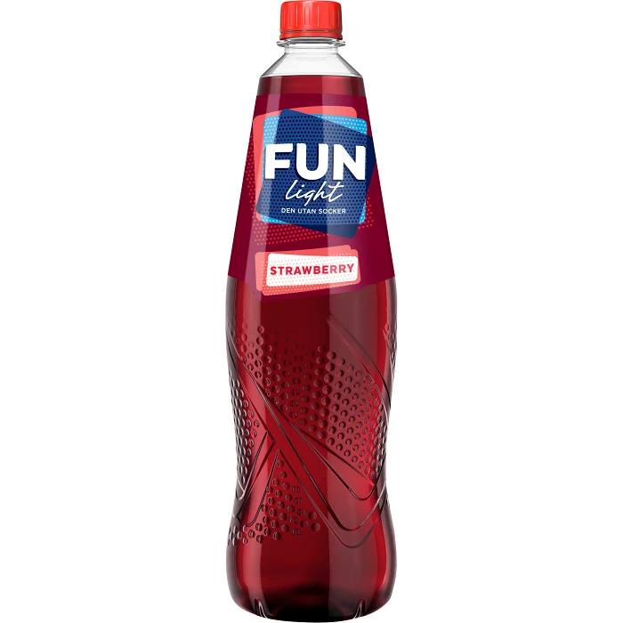 Dryck Light Strawberry 1l Fun Light