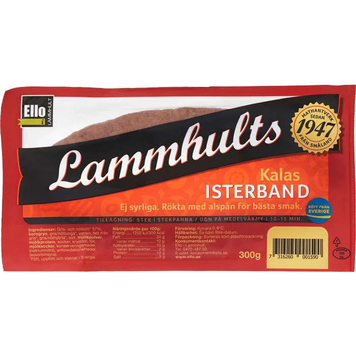 Isterband Kalas Lammhults 300g Ello i Lammhult