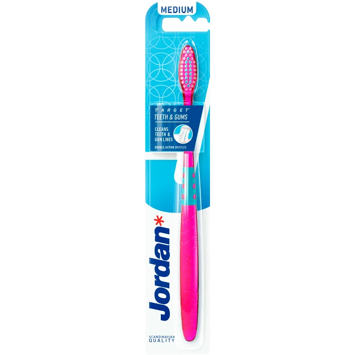 Target Teeth & Gums Medium Tandborste 1-p Jordan