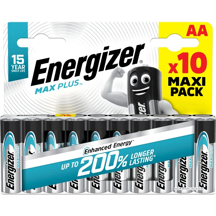Batteri AA 10-p Energizer Max Plus