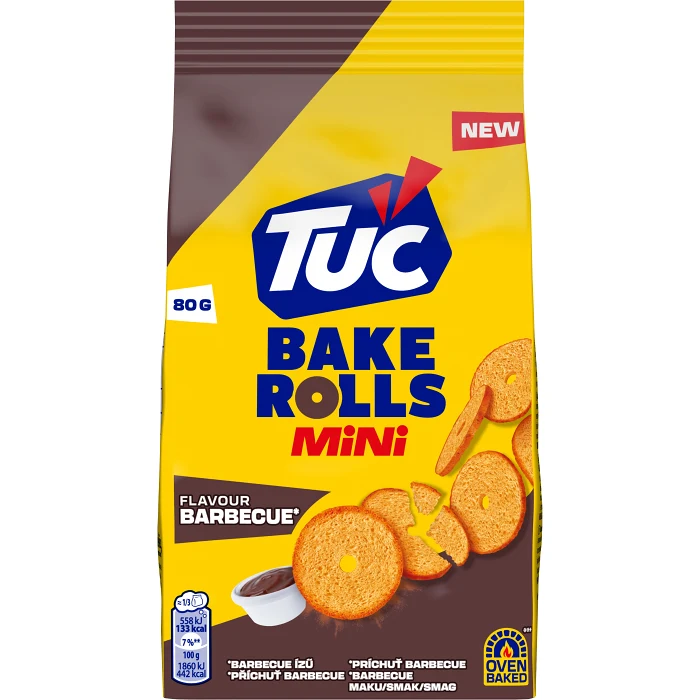 Bake Rolls Mini BBQ 80g TUC