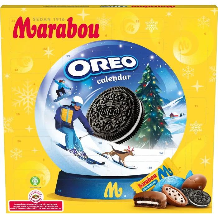 Chokladkalender Oreo LTD 275g Marabou