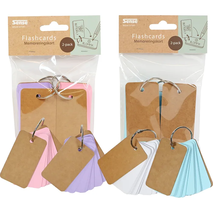 Memoreringskort 2-p Sense