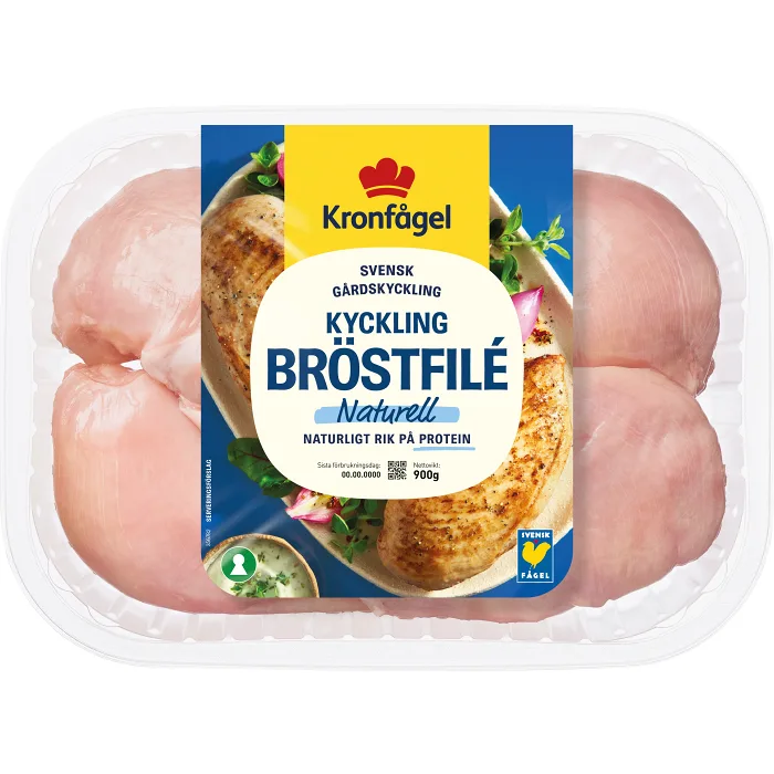 Kycklingbröstfilé Färsk 900g Kronfågel