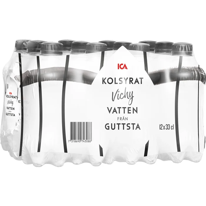Kolsyrat Vichyvatten 12-p 33cl ICA