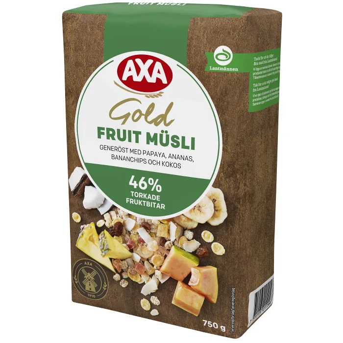 Müsli Gold Fruit 750g AXA