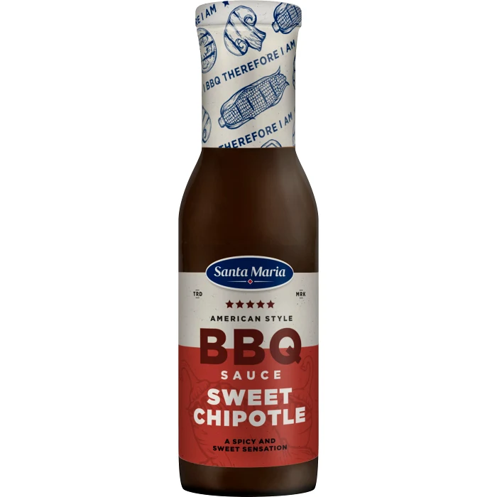 BBQ Sauce Sweet Chipotle 355g Santa Maria