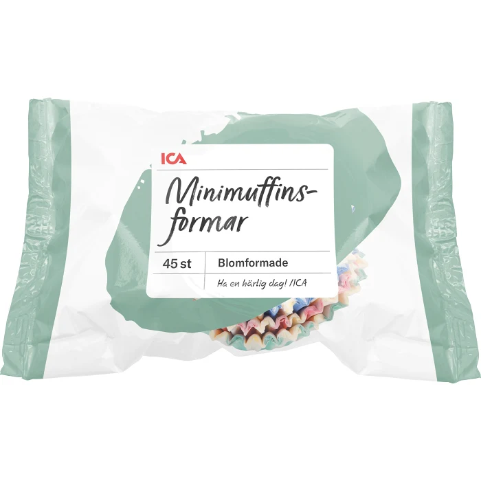 Mini-muffinsformar Blomformade 45-p ICA
