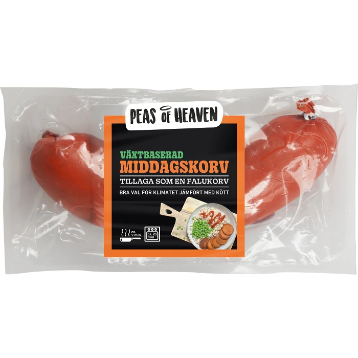 Middagskorv vegansk 350g Peas of Heaven