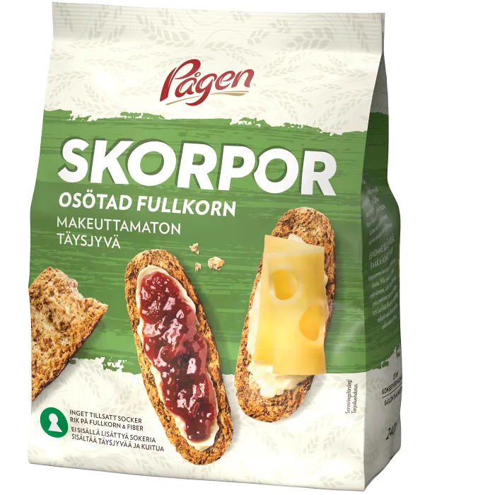 Fullkorn skorpor 240g Pågen