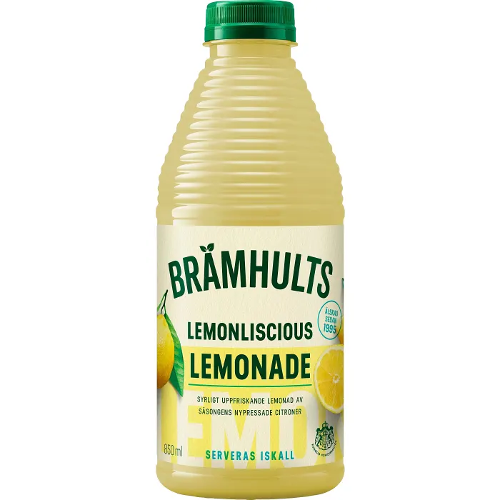 Lemonad Nypressad Citron 850ml Brämhults