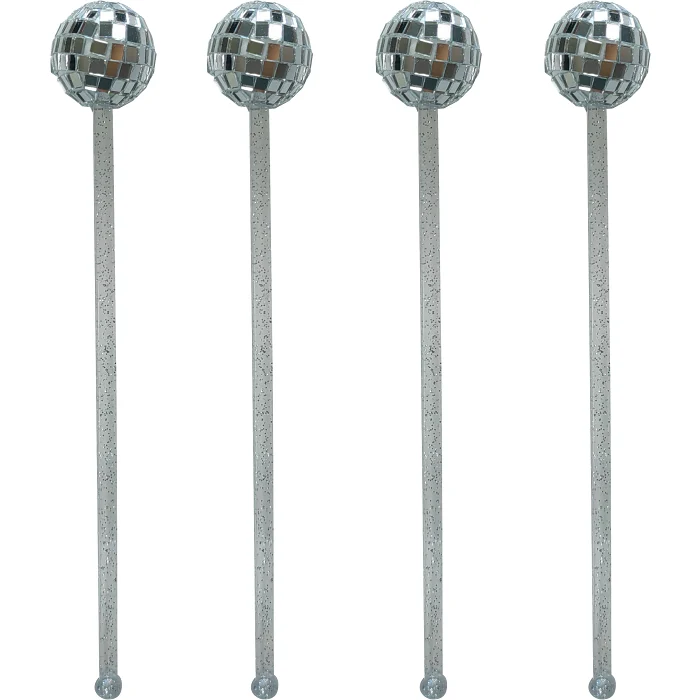 Drinkpinne 19cm m discokula 4p Festive