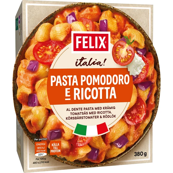 Pasta pomodoro e ricotta 380g Felix