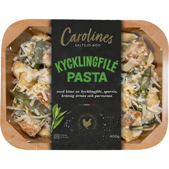 Färsk Färdigmat Kycklingfilépasta 400g Carolines Saltsjö-Boo