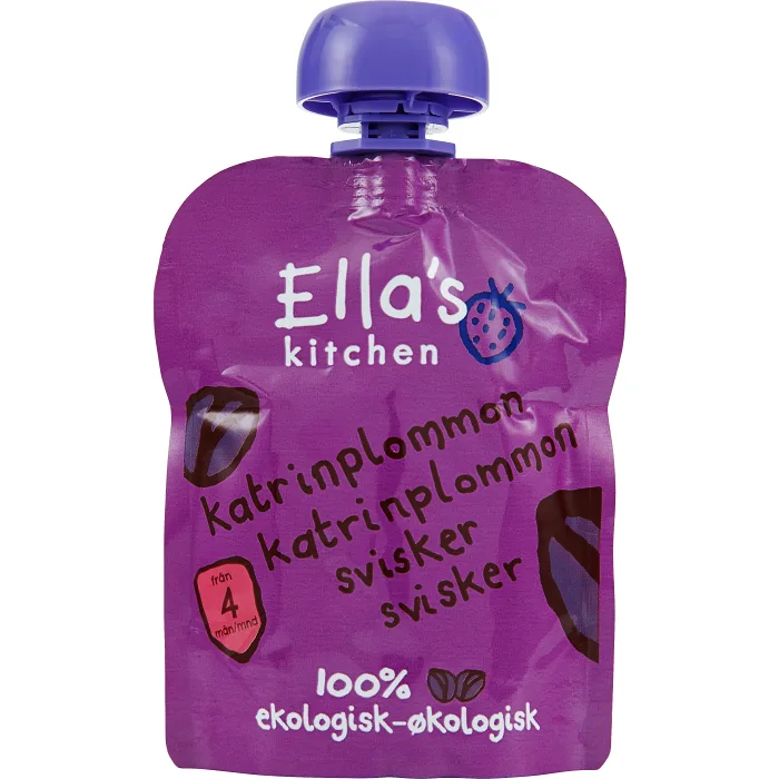 Mosade katrinplommon 4m Ekologisk 70g Ella´s Kitchen