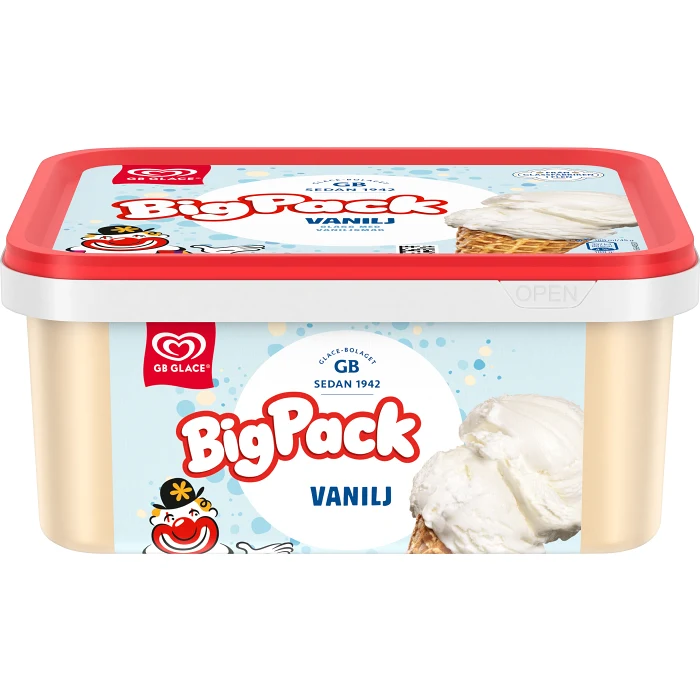 Big pack Vanilj 2l GB Glace
