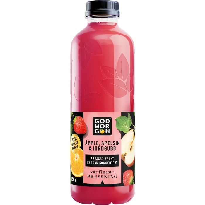 Fruktdryck Äpple Apelsin Jordgubb 850ml God Morgon®