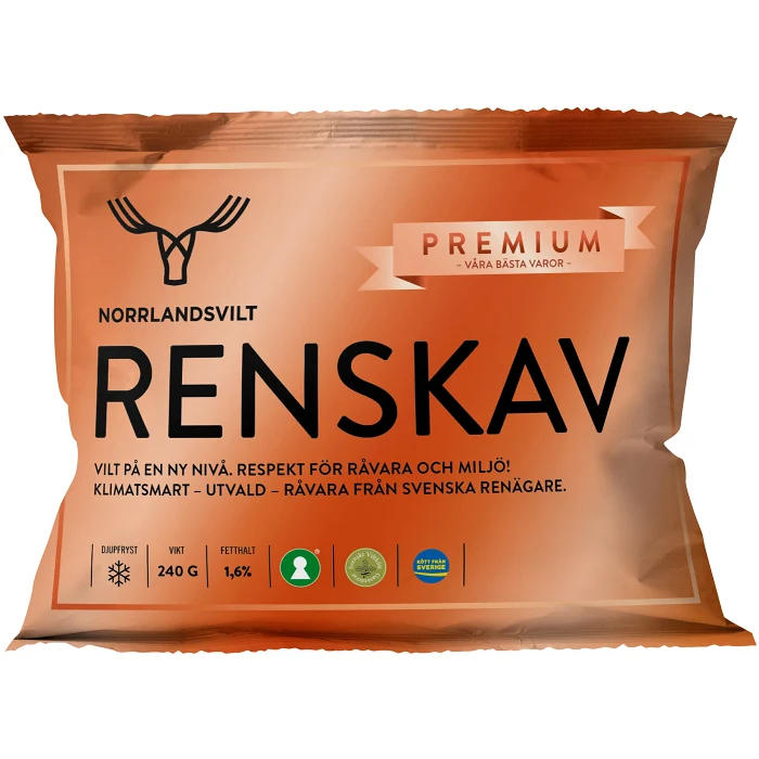 Renskav premium 240g Norrlandsvilt