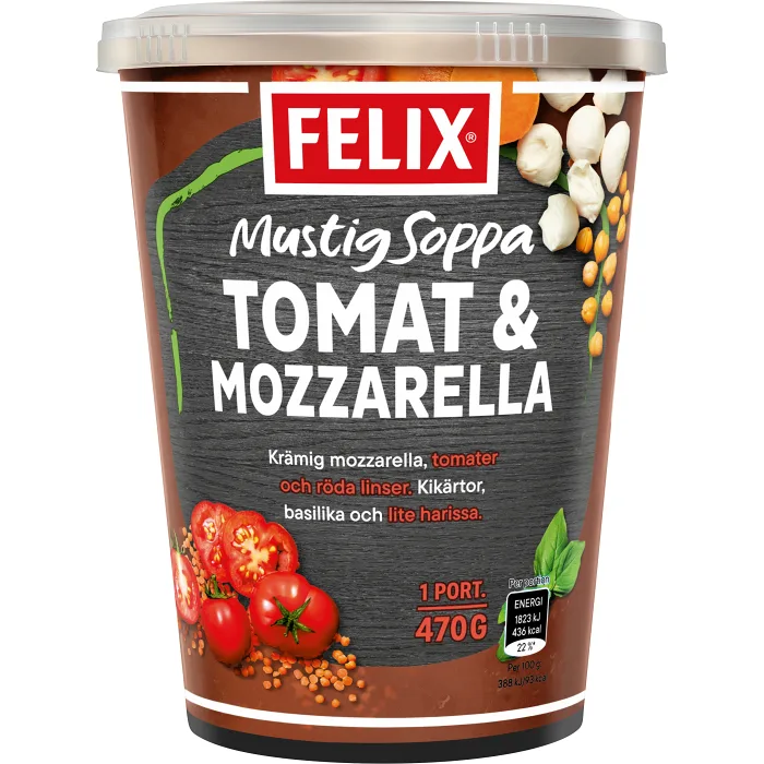 Soppa Tomato och Mozzarella 470g Felix