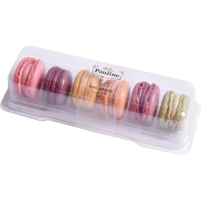 Macarons bär och frukt mix 6p 72g Atelier Pauline