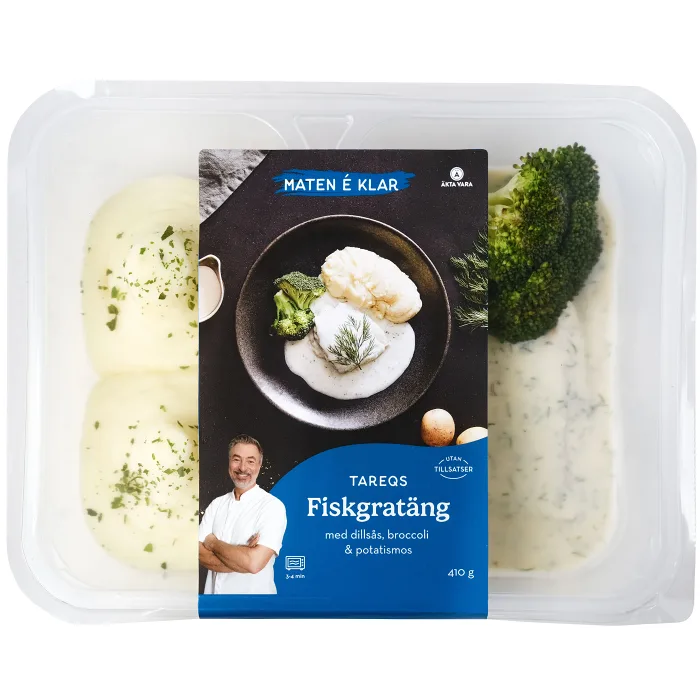 Färdigmat Tareqs Fiskgratäng med Dillsås 410g Maten e klar
