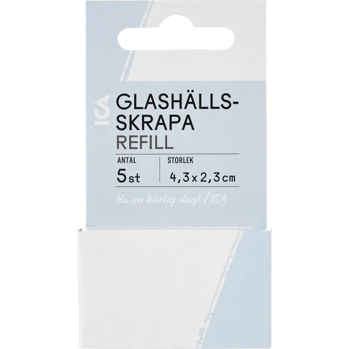 Glashällsskrapa Refillblad 5-p ICA