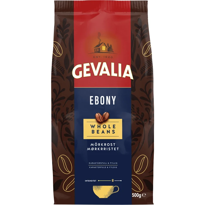 Kaffe Ebony Hela Bönor 500g Gevalia