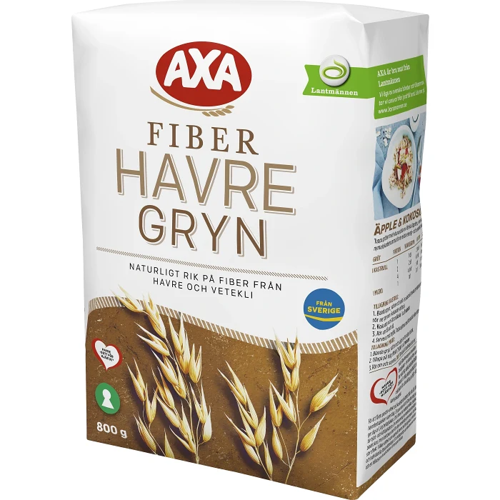 Fiberhavregryn 800g AXA