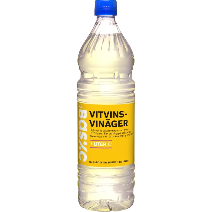 Vitvinsvinäger 1000ml ICA Basic