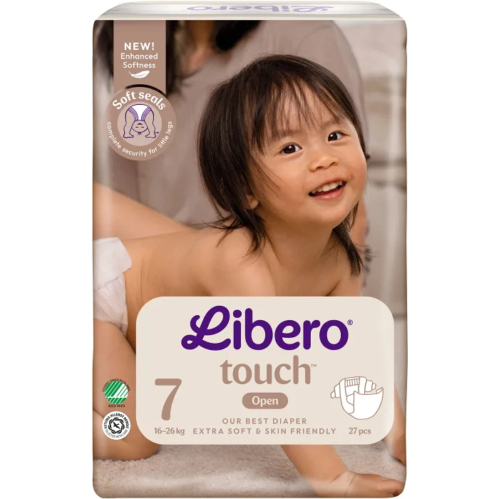 Blöjor Touch Strl 7 16-26kg 27-p Libero