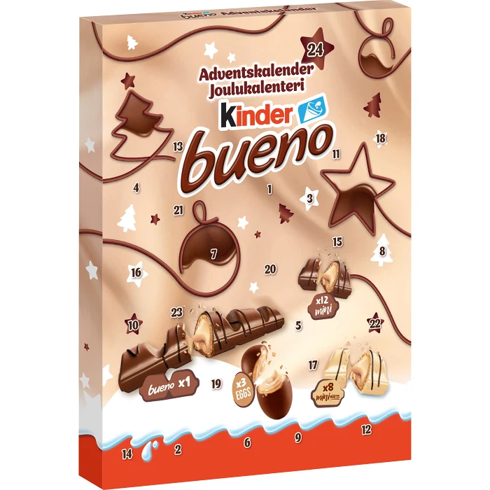 Choklad Kinder Bueno Chokladjulkalender 181g Ferrero