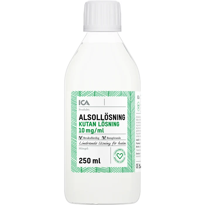 Alsollösning 250ml ICA Hjärtat