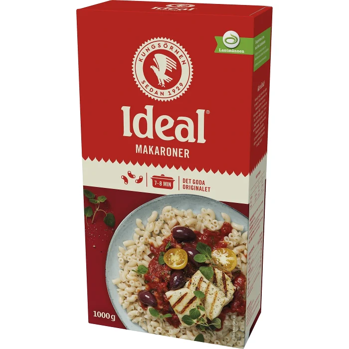 Idealmakaroner 1kg Kungsörnen