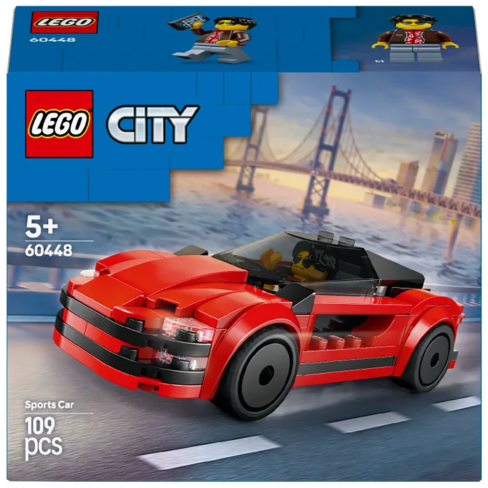 LEGO City Röd sportbil 60448