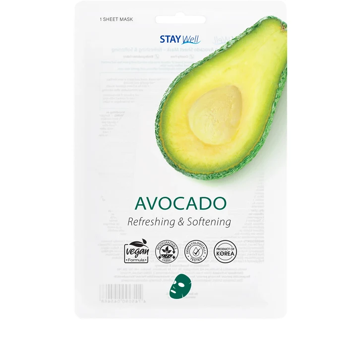 Ansiktsmask Vegan She Mask Avocado 1-p Stay Well