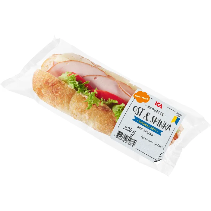 Baguette Ost Skinka 220g ICA