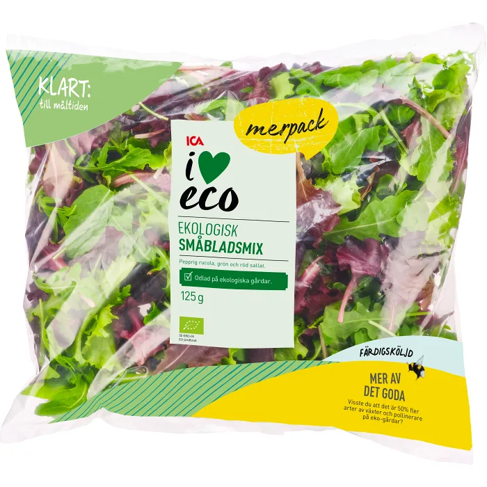 Småbladsmix Storpack Ekologisk 125g ICA I love eco Klass 1