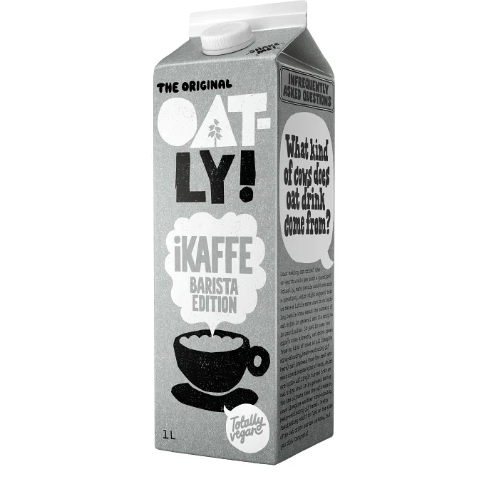 Havredryck iKaffe Barista 3% 1l Oatly