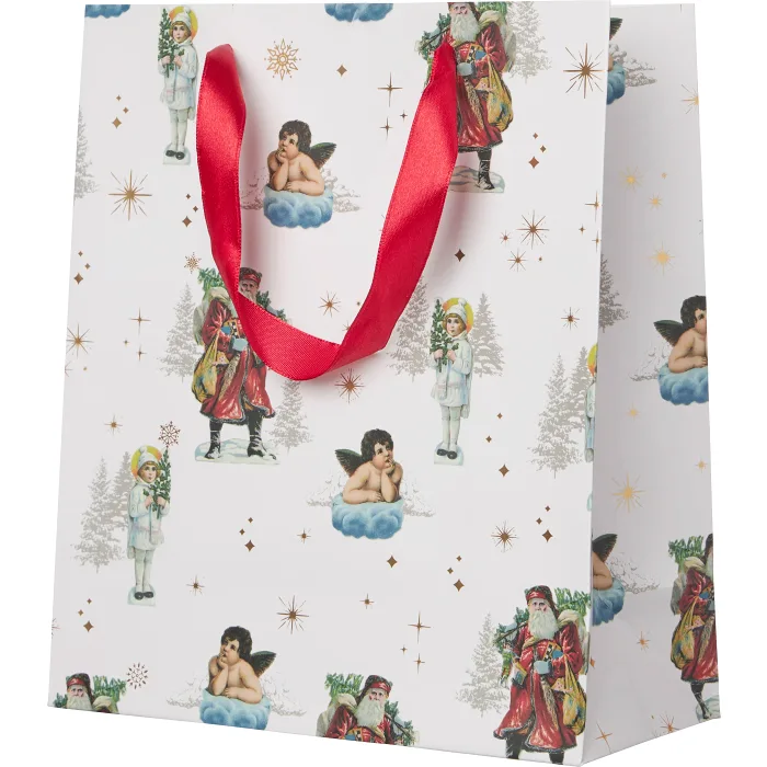 Presentpåse Stilla natt 19x22cm