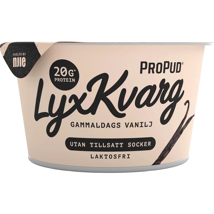 Lyxkvarg Gammaldags Vanilj Laktosfri 2,5% 200g ProPud