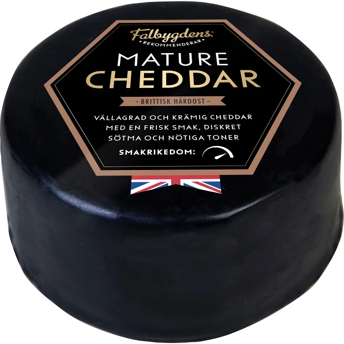 Cheddarpuck mature hårdost 200g Falbygdens® Rekommenderar