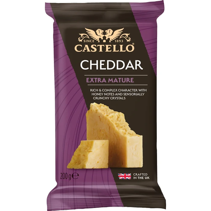 Cheddarost Extra mature 200g Castello