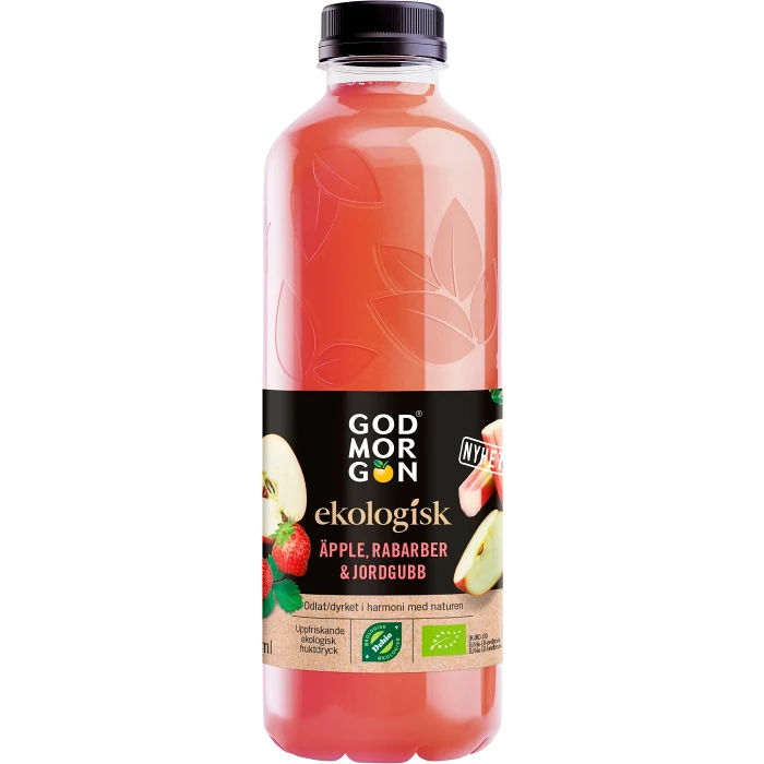 Juice Äpple Rabarber Jordgubb Ekologisk 850ml God Morgon®