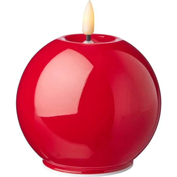 LED ljus boll shiny röd