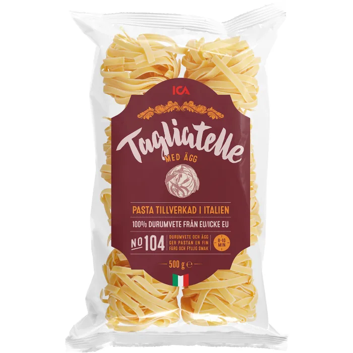 Tagliatelle med ägg 500g ICA