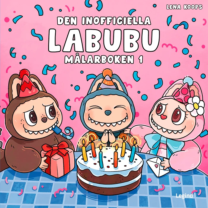 Den inofficiella Labubu-målarboken 1