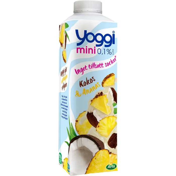 Yoghurt Mini Kokos Ananas 0,1% 1000g Yoggi®