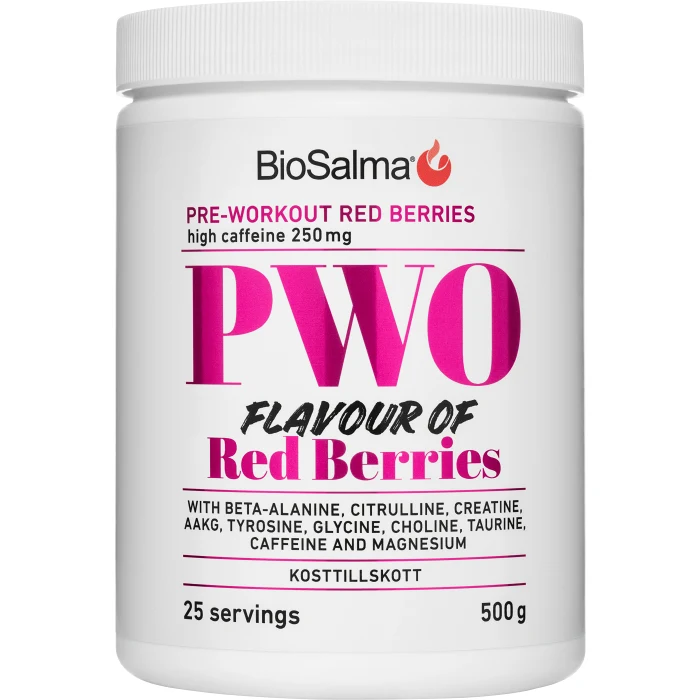 PWO Red Berries Pulver 500g BioSalma