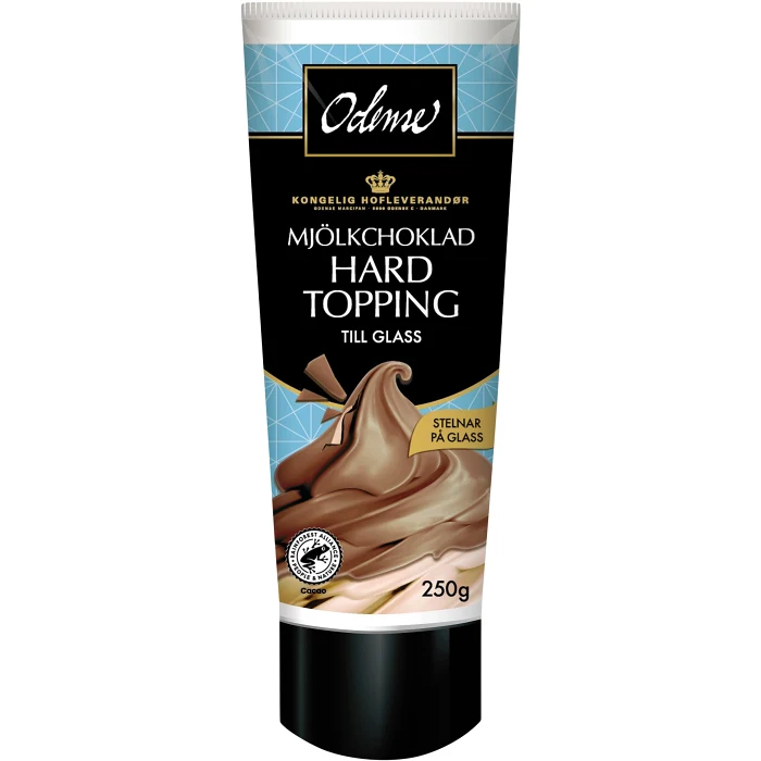 Glassås Hard Topping Choklad 250g Odense